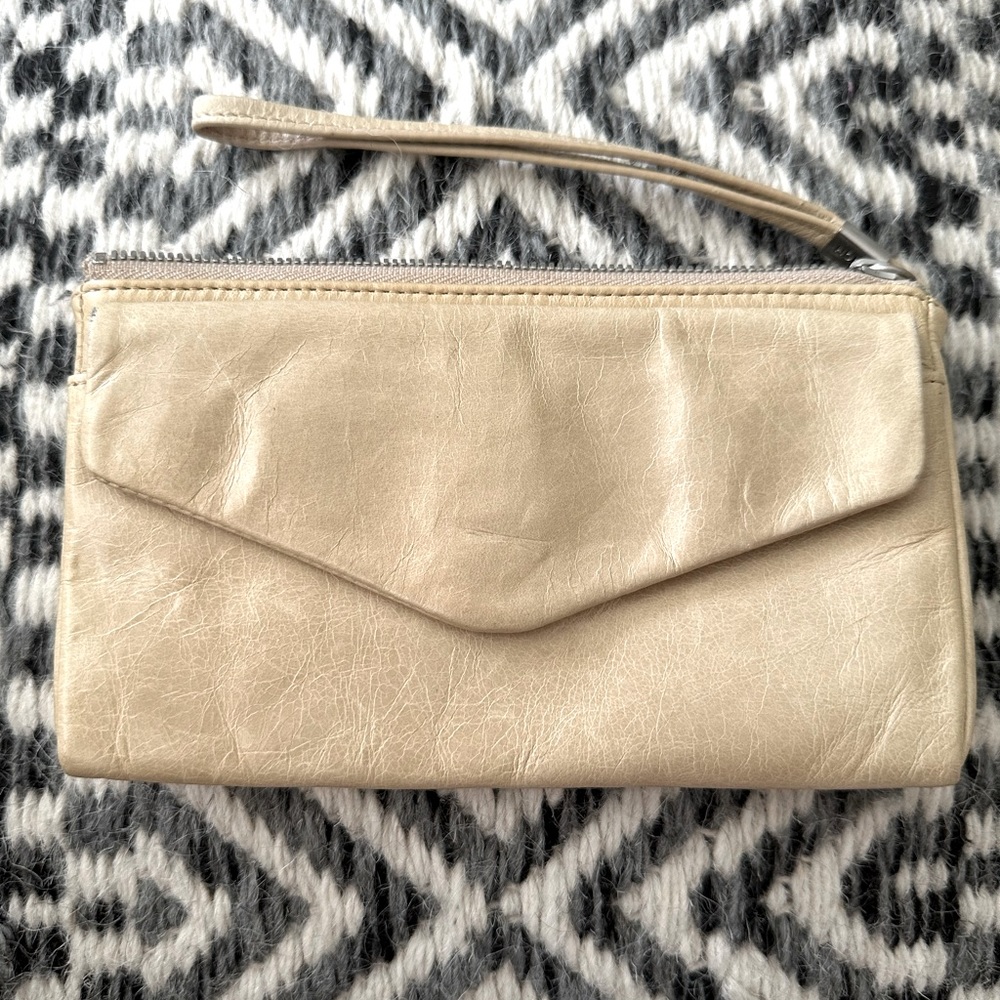 Hobo leather wallet/Wristlet 7x4